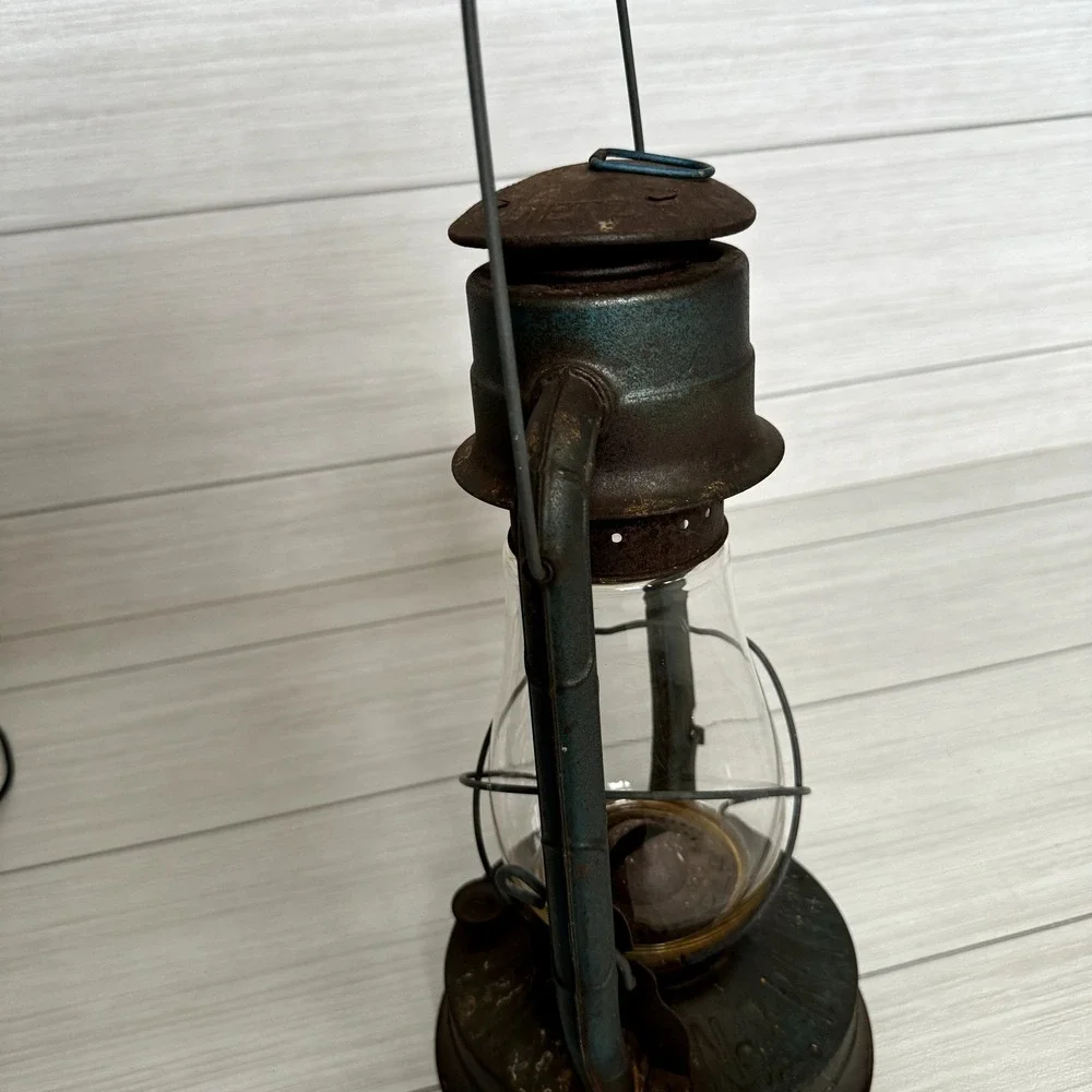 Blitzen No.‎ 2A Lantern Vintage Hurricane Oil Lamp Farmhouse Decor Rustic